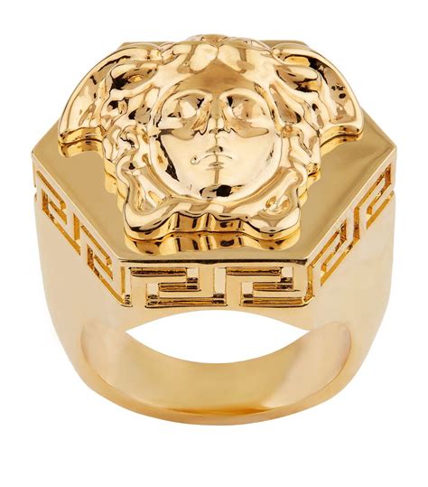 Versace Medusa Head Ring .